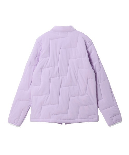 le coq sportif GOLF(ルコックスポルティフゴルフ)の「【le coq sportif GOLF】撥水/ストレッチ/防風/保温パッカブル中綿ジャケット ゴルフウェア(ブルゾン・レディース・ホワイト/ネイビー/パープル/ブラック・S/M/L/XL)」の8枚目の写真