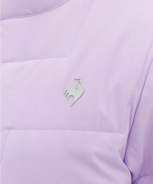 le coq sportif GOLF(ルコックスポルティフゴルフ)の「【le coq sportif GOLF】撥水/ストレッチ/防風/保温パッカブル中綿ジャケット ゴルフウェア(ブルゾン・レディース・ホワイト/ネイビー/パープル/ブラック・S/M/L/XL)」の17枚目の写真