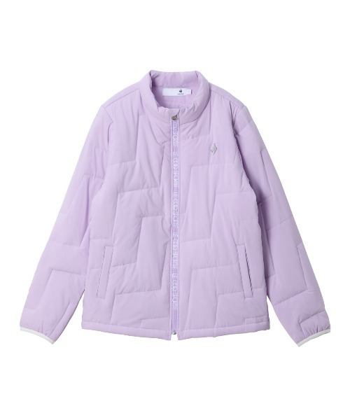 le coq sportif GOLF(ルコックスポルティフゴルフ)の「【le coq sportif GOLF】撥水/ストレッチ/防風/保温パッカブル中綿ジャケット ゴルフウェア(ブルゾン・レディース・ホワイト/ネイビー/パープル/ブラック・S/M/L/XL)」の22枚目の写真