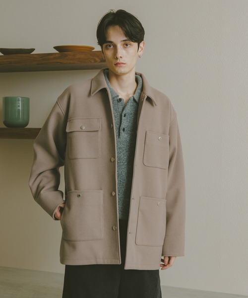 セール】WOOLLYTEC COVERALL JACKET / ウーリーテックカバーオール