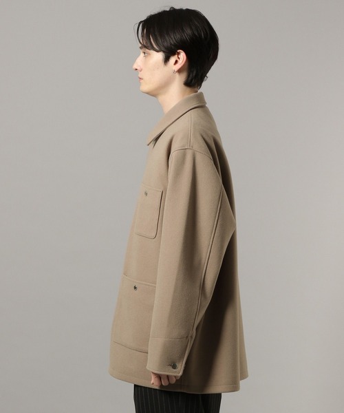 RAGEBLUE（レイジブルー）の「WOOLLYTEC COVERALL JACKET / ウーリーテックカバーオールジャケット（ブルゾン・メンズ・ベージュ/ブラウン/ブラック・SMALL/MEDIUM/LARGE）」の16枚目の写真