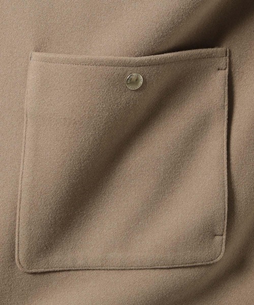 RAGEBLUE（レイジブルー）の「WOOLLYTEC COVERALL JACKET / ウーリーテックカバーオールジャケット（ブルゾン・メンズ・ベージュ/ブラウン/ブラック・SMALL/MEDIUM/LARGE）」の10枚目の写真