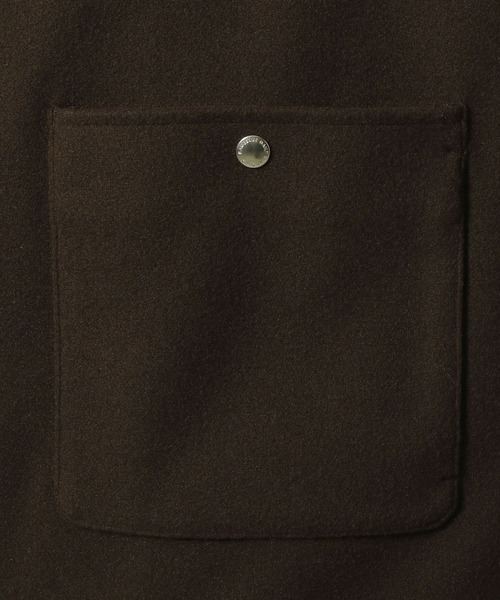 RAGEBLUE（レイジブルー）の「WOOLLYTEC COVERALL JACKET / ウーリーテックカバーオールジャケット（ブルゾン・メンズ・ベージュ/ブラウン/ブラック・SMALL/MEDIUM/LARGE）」の6枚目の写真