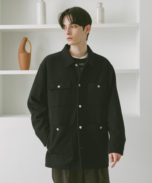 セール】WOOLLYTEC COVERALL JACKET / ウーリーテックカバーオール