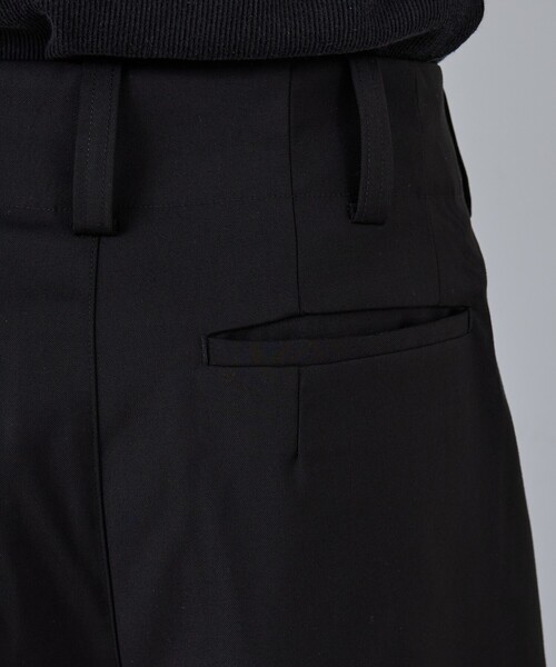 AH ABAHOUSE（エーエイチアバハウス）の「2TUCK WIDE STRAIGHT SLACKS / 2タックワイドストレートスラックス（スラックス・メンズ・チャコールグレー/ブラック/ブルー系その他・42/44/46/48）」の21枚目の写真