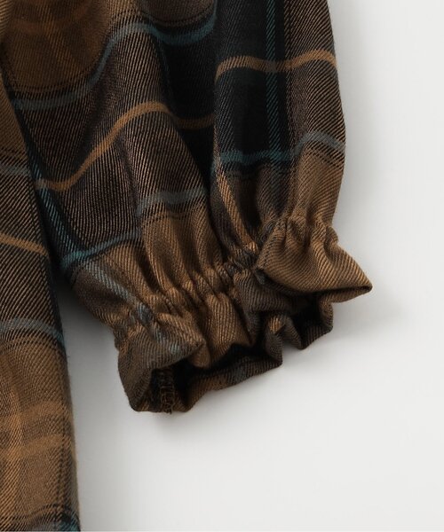 Seraph（セラフ）の「【ジュニア対応】丸襟ワンピース（ワンピース・キッズ・グレー/ブラウン・140/130/120/110/100/90/80）」の16枚目の写真