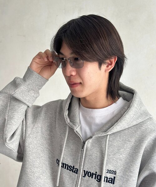 CPCM(シーピーシーエム)の「メタルフレームリムレスメガネ(サングラス・レディース・ブラック系その他/シルバー/シルバー系その他・FREE)」の2枚目の写真
