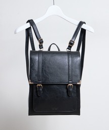 Sunny Side（サニーサイド）の「SUNNY SIDE：サニーサイド　ベルト縦型サッチェルバッグ（バックパック/リュック）」