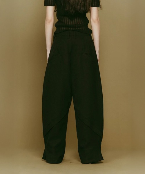 Knuth Marf パンツ front slit pants（スラックス）｜Knuth Marf（クヌースマーフ）の
