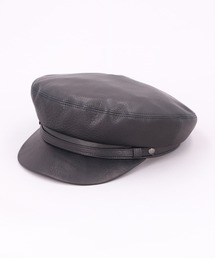 週末セール！！CA4LA カシラ　キャスケット　本革　黒 CA4LA｜カシラのキャスケット（レザー・本革）通販 - ZOZOTOWN