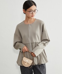 セール】「バルーン」に該当するノーカラージャケットファッション通販