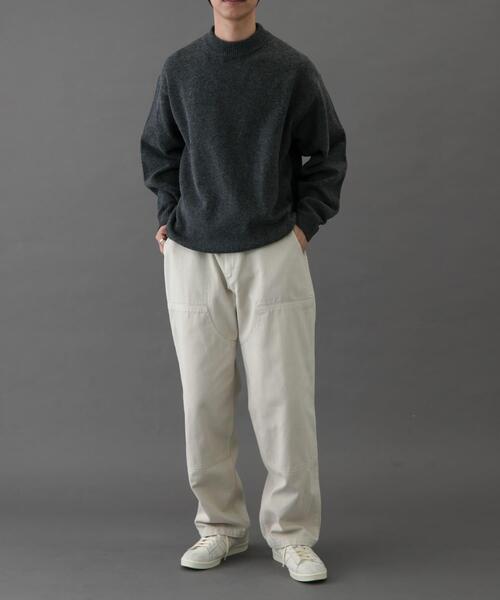 FORK&SPOON（フォークアンドスプーン）の「FORK&SPOON　Ricotta モックネックニット（ニット/セーター・メンズ・チャコールグレー/グリーン/ブラウン・4/5）」の10枚目の写真