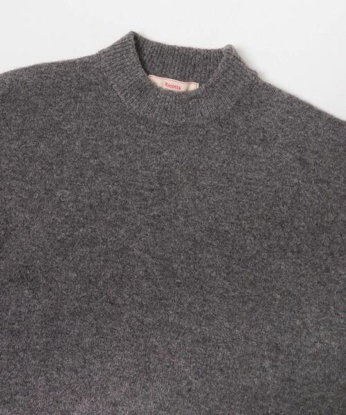 FORK&SPOON（フォークアンドスプーン）の「FORK&SPOON　Ricotta モックネックニット（ニット/セーター・メンズ・チャコールグレー/グリーン/ブラウン・4/5）」の12枚目の写真