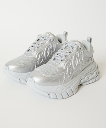 BOY LONDON（ボーイロンドン）の「【BOY LONDON】BOY PLATFORM SNEAKERS SILVER（スニーカー）」
