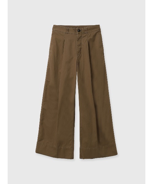 CREDONA（クレドナ）の「NORMANDY WIDE CHINO/ノルマンディーワイドチノ（チノパンツ・レディース・ブラック/ベージュ/ブラウン・0/1）」の3枚目の写真