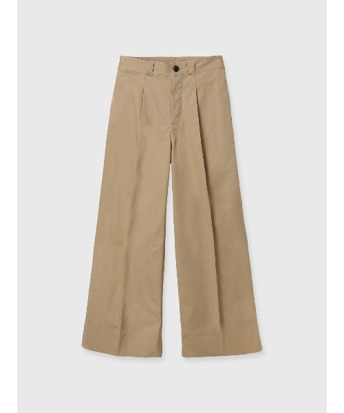 CREDONA（クレドナ）の「NORMANDY WIDE CHINO/ノルマンディーワイドチノ（チノパンツ・レディース・ブラック/ベージュ/ブラウン・0/1）」の11枚目の写真