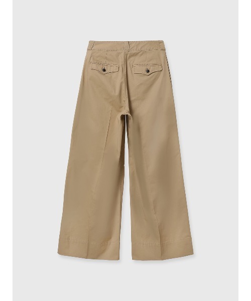 CREDONA（クレドナ）の「NORMANDY WIDE CHINO/ノルマンディーワイドチノ（チノパンツ・レディース・ブラック/ベージュ/ブラウン・0/1）」の12枚目の写真