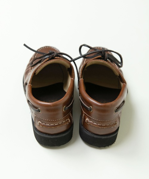 スウェード/オイルレザー デッキシューズ（モカシン/デッキシューズ