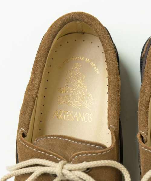 スウェード/オイルレザー デッキシューズ（モカシン/デッキシューズ