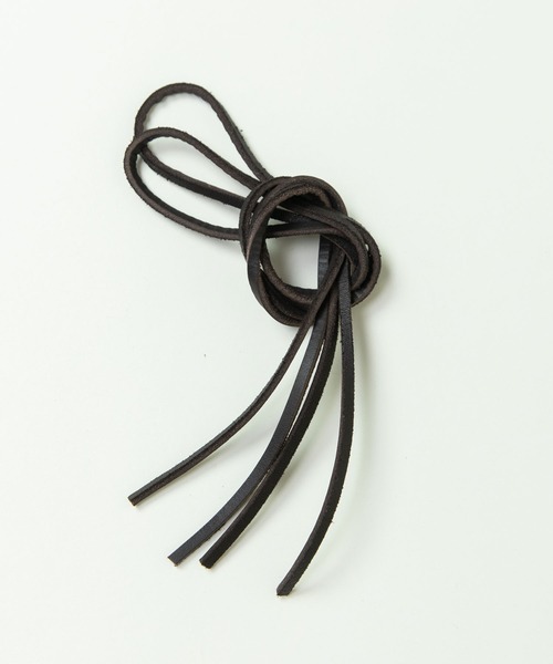 PAR ICI（パーリッシィ）の「スウェード/オイルレザー デッキシューズ（モカシン/デッキシューズ・レディース・ベージュ/ダークブラウン・37/36/38）」の7枚目の写真