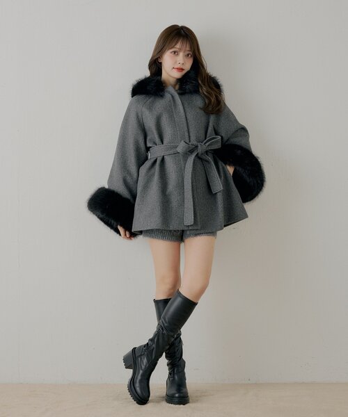 Chico（チコ）の「【REVIVAL】厚底チャンキーストレッチロングブーツ（ブーツ・レディース・ブラウン/ブラウン系その他3/ブラック/ブラック系その他3/ベージュ・SMALL/MEDIUM/LARGE）」の9枚目の写真