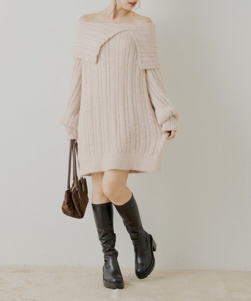 Chico（チコ）の「【REVIVAL】厚底チャンキーストレッチロングブーツ（ブーツ・レディース・ブラウン/ブラウン系その他3/ブラック/ブラック系その他3/ベージュ・SMALL/MEDIUM/LARGE）」の12枚目の写真