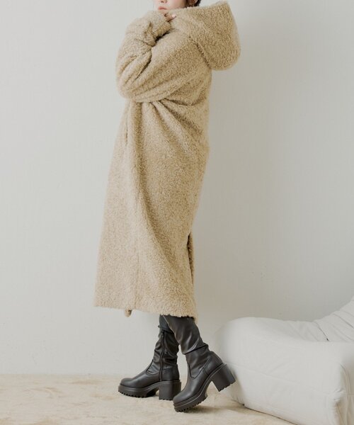 Chico（チコ）の「【REVIVAL】厚底チャンキーストレッチロングブーツ（ブーツ・レディース・ブラウン/ブラウン系その他3/ブラック/ブラック系その他3/ベージュ・SMALL/MEDIUM/LARGE）」の16枚目の写真