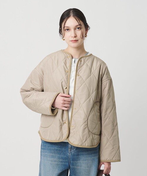 セール】【WEB限定】キルティング×フェイクファー リバーシブル