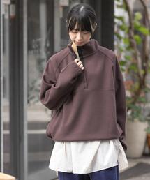 EKAL | ウォームドジャージスタンドプルオーバー(その他トップス)