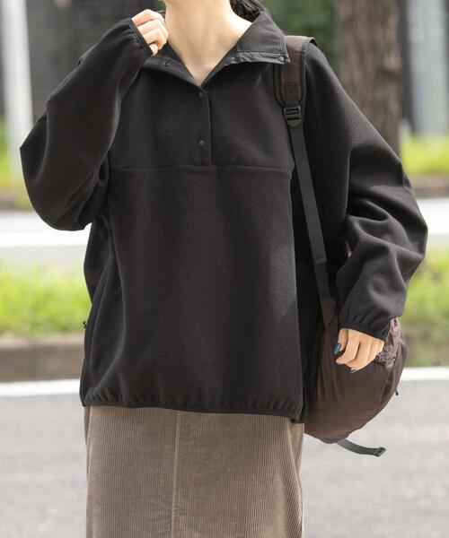 EKAL（エカル）の「ウォームドジャージスタンドプルオーバー（その他トップス・レディース・ブラウン/アイボリー/ブラック・ONE）」の3枚目の写真