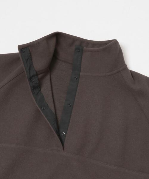 EKAL（エカル）の「ウォームドジャージスタンドプルオーバー（その他トップス・レディース・ブラウン/アイボリー/ブラック・ONE）」の6枚目の写真