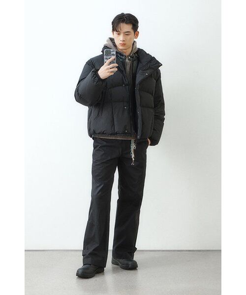 ヴィンテージトラックバイカーレザージャケット - ブラック