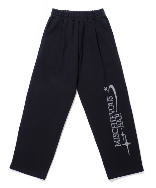 GAKKAI UNIONS(ガッカイユニオンズ)の「ミスチャーバス ワイドスウェットパンツ ブラック(スウェットパンツ・レディース・その他・SMALL/MEDIUM/LARGE)」の2枚目の写真