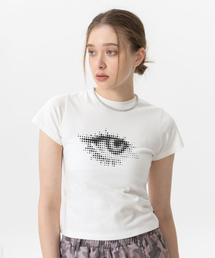 ESCAPEFROM（エスケープフロム）の「One Eyed Print Slim Fit Short Sleeve Tee Ivory（Tシャツ/カットソー）」