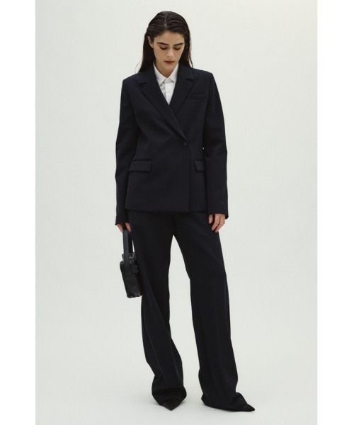 RIM.ARK（リムアーク）の「Double cloth style up PT ダブルクロススタイルアップパンツ（スラックス・レディース・ネイビー/ブラック・36/38/34）」の15枚目の写真