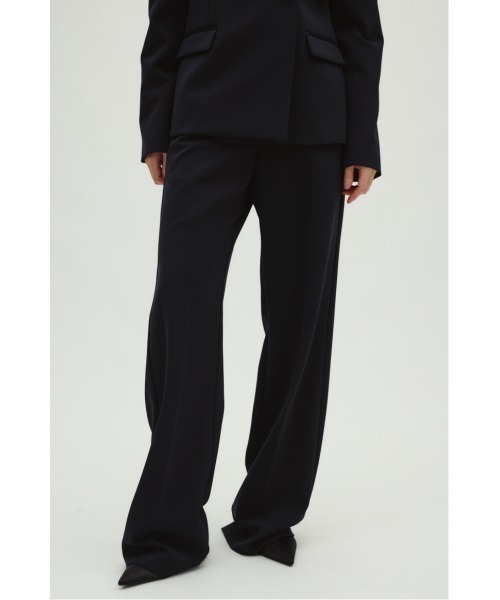 RIM.ARK（リムアーク）の「Double cloth style up PT ダブルクロススタイルアップパンツ（スラックス・レディース・ネイビー/ブラック・36/38/34）」の14枚目の写真