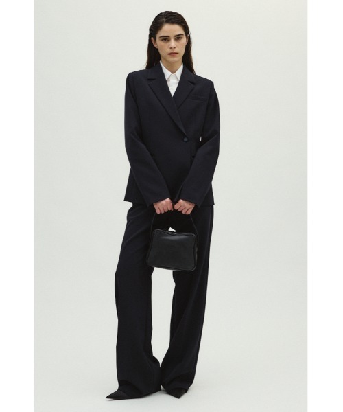 RIM.ARK（リムアーク）の「Double cloth style up PT ダブルクロススタイルアップパンツ（スラックス・レディース・ネイビー/ブラック・36/38/34）」の9枚目の写真