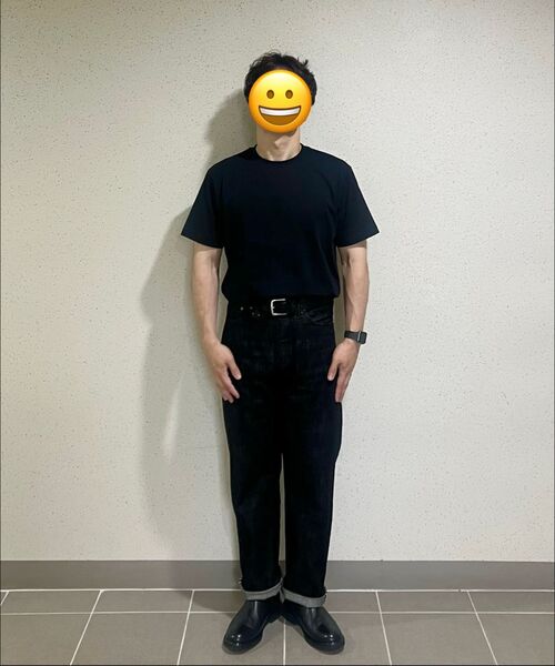 OUTSTANDING(アウトスタンディング)の「40S SELVEDGE STRAIGHT PANTS_BLACK(デニムパンツ・メンズ・その他・SMALL/MEDIUM/LARGE/X-LARGE/X-SMALL)」の9枚目の写真