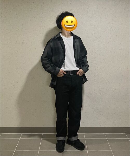 OUTSTANDING(アウトスタンディング)の「40S SELVEDGE STRAIGHT PANTS_BLACK(デニムパンツ・メンズ・その他・SMALL/MEDIUM/LARGE/X-LARGE/X-SMALL)」の12枚目の写真