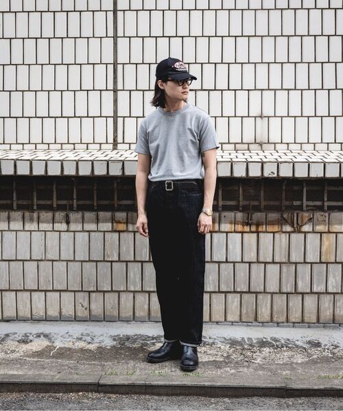OUTSTANDING(アウトスタンディング)の「40S SELVEDGE STRAIGHT PANTS_BLACK(デニムパンツ・メンズ・その他・SMALL/MEDIUM/LARGE/X-LARGE/X-SMALL)」の15枚目の写真