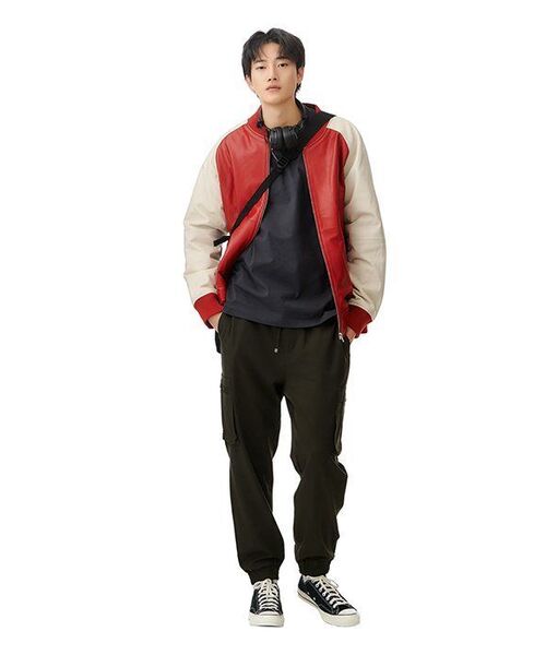 MUSINSA STANDARD（ムシンサスタンダード）の「ヘビーウェイトリラックスクルーネック長袖Tシャツ[ダークグレー]（Tシャツ/カットソー・メンズ・その他・SMALL/MEDIUM/LARGE/X-LARGE/XX-LARGE/XXX-LARGE）」の7枚目の写真