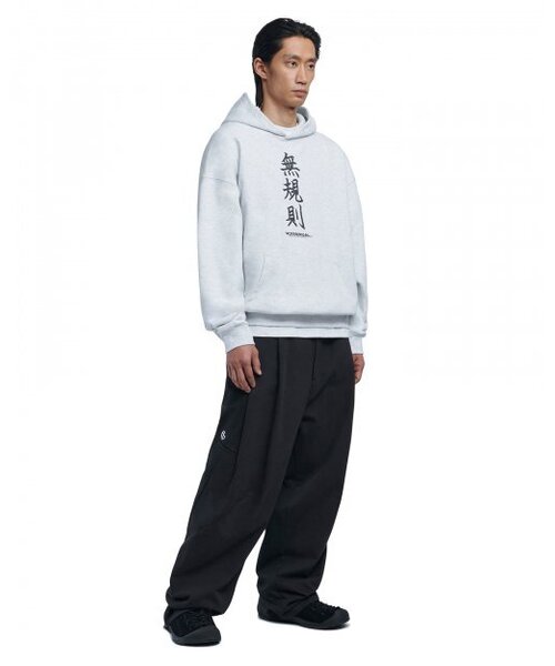 NOMANUAL(NOMANUAL)の「N.R HOODIE - WHITE MELANGE(パーカー・レディース・その他・SMALL/MEDIUM/LARGE)」の3枚目の写真