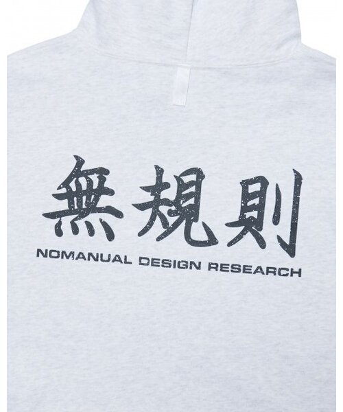 NOMANUAL(NOMANUAL)の「N.R HOODIE - WHITE MELANGE(パーカー・レディース・その他・SMALL/MEDIUM/LARGE)」の6枚目の写真