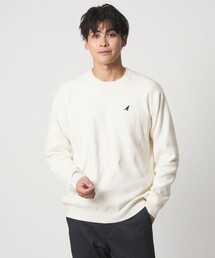 【別注】 <KANGOL>スウェットライク ニット-マシンウォッシャブル-<A DAY IN THE LIFE>
