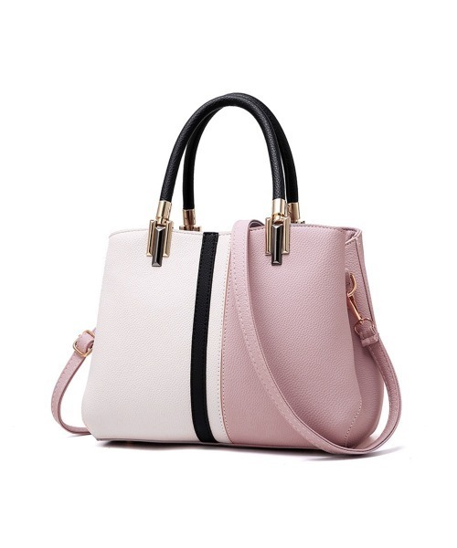 BACKYARD FAMILY(バックヤードファミリー)の「2way ハンドバッグ gbag4909(ハンドバッグ・レディース・カーキ/ピンク/ネイビー/パープル/オレンジ/ブラック/グレー・FREE)」の1枚目の写真