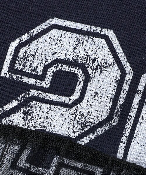 BREEZE(ブリーズ)の「ロゴ・ナンバリングチュールワンピ_ジュニア対応(ワンピース・キッズ・ベビーピンク/ネイビー・80/90/100/110/120/130/140)」の11枚目の写真