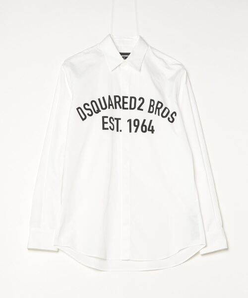 DSQUARED2(ディースクエアード)の「Relax Dan Caten Bros Shirt/0251(シャツ/ブラウス・メンズ・ホワイト・46/52/50/48)」の1枚目の写真