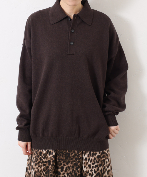 JOURNAL STANDARD LUXE（ジャーナルスタンダード　ラックス）の「C/Caテンジク ラガープルオーバー（ニット/セーター・レディース・ネイビー/ブラウン/ブラック・FREE）」の13枚目の写真