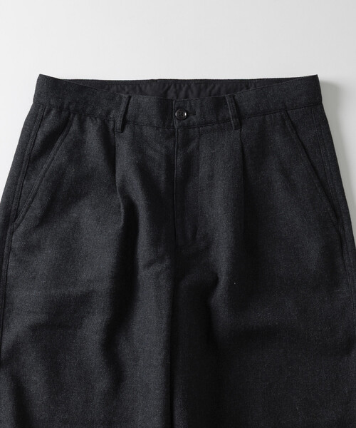 TSTS ワイドシルエット トラウザーズ ブラック TSTS ワイドシルエット トラウザーズ ブラック TSTS ワイドシルエット