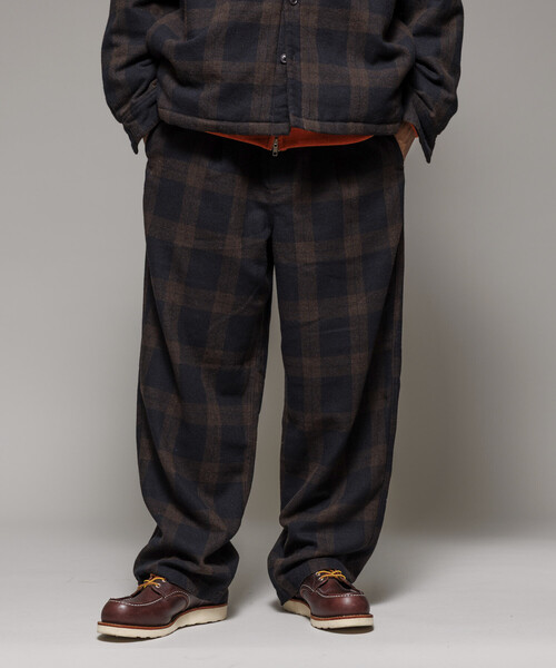 【5本限定】sublations ツイードワイドトラウザー sign別注 Fumiya Hirano THE TROUSERS（フミヤヒラノ トラウザーズ）｜【SALE